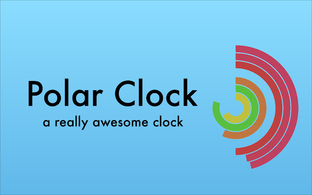 Polar Clock chrome谷歌浏览器插件_扩展第1张截图