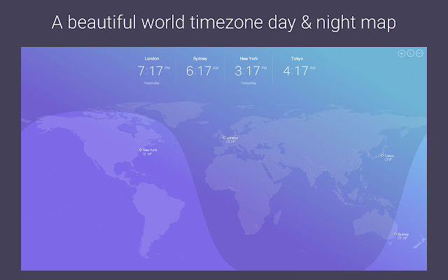 Omni World Timezone Map chrome谷歌浏览器插件_扩展第1张截图