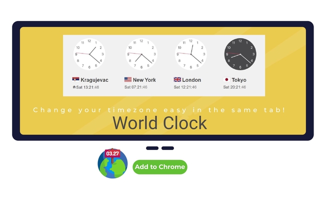 World Clock Converter chrome谷歌浏览器插件_扩展第2张截图