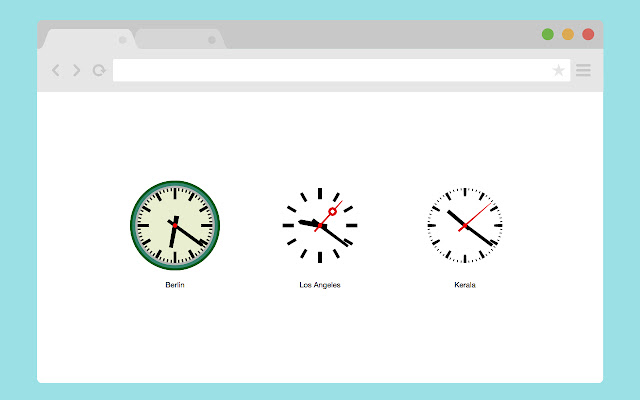 World Clocks New Tab chrome谷歌浏览器插件_扩展第1张截图