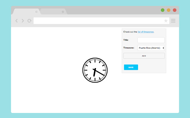 World Clocks New Tab chrome谷歌浏览器插件_扩展第2张截图