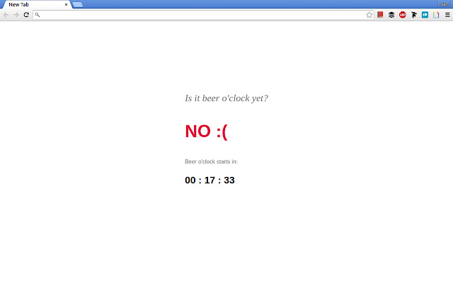 Beer-o-clock chrome谷歌浏览器插件_扩展第2张截图