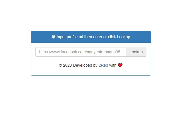 Lookup ID Facebook chrome谷歌浏览器插件_扩展第1张截图