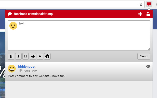 Hiddenpost chrome谷歌浏览器插件_扩展第1张截图