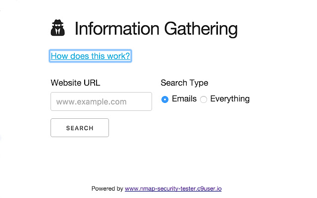 Information Gathering chrome谷歌浏览器插件_扩展第1张截图