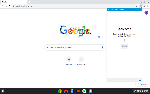 HP Secure Print For Chrome chrome谷歌浏览器插件_扩展第1张截图