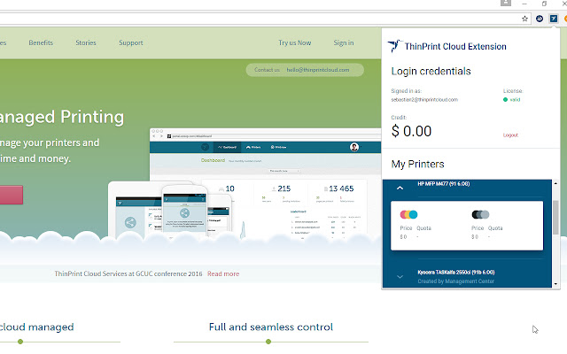 ThinPrint Cloud Extension chrome谷歌浏览器插件_扩展第2张截图