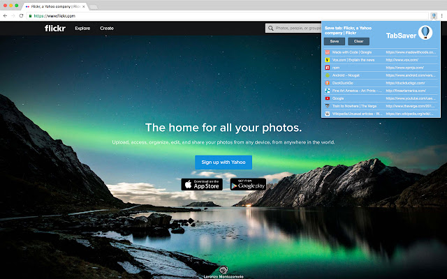 TabSaver chrome谷歌浏览器插件_扩展第2张截图