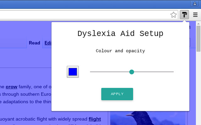 Dyslexia Aid chrome谷歌浏览器插件_扩展第2张截图