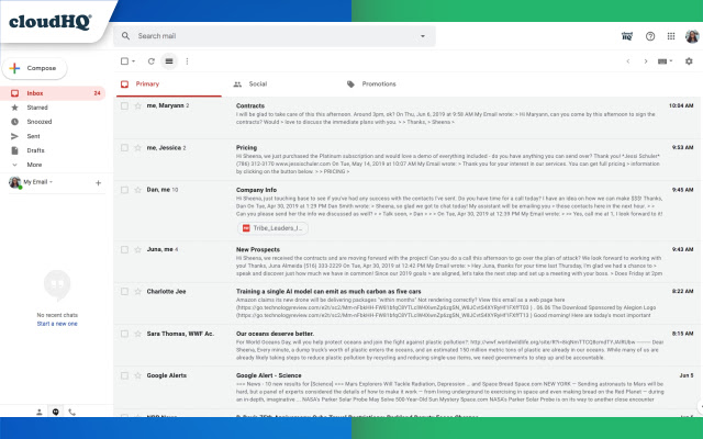 Gmail Message Preview by cloudHQ chrome谷歌浏览器插件_扩展第3张截图