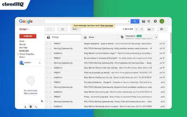 Embed YouTube™ Videos in Gmail by cloudHQ chrome谷歌浏览器插件_扩展第1张截图