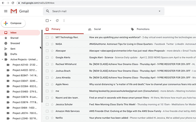 Resize Gmail Sidebar by cloudHQ chrome谷歌浏览器插件_扩展第3张截图