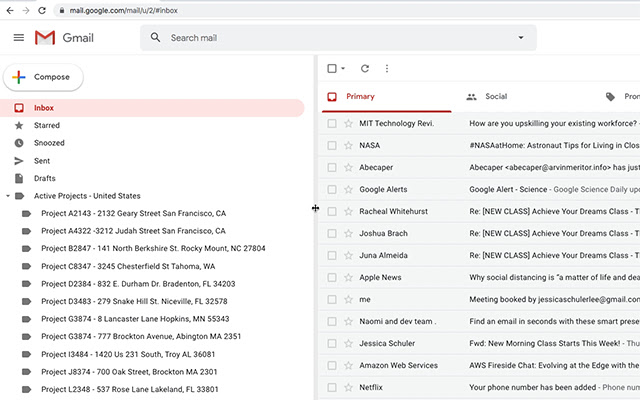 Resize Gmail Sidebar by cloudHQ chrome谷歌浏览器插件_扩展第5张截图