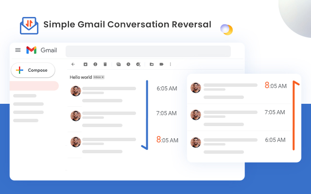 Gmail Conversation Reversal chrome谷歌浏览器插件_扩展第1张截图