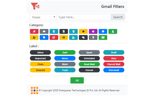 Filters For Gmail chrome谷歌浏览器插件_扩展第1张截图