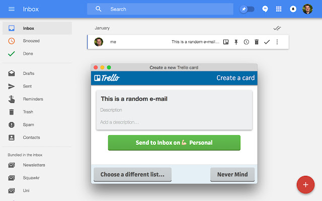 Google Inbox to Trello chrome谷歌浏览器插件_扩展第2张截图