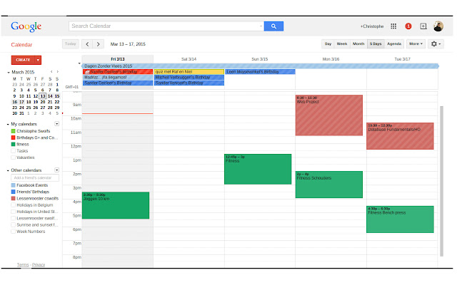 FullScreen Calendar chrome谷歌浏览器插件_扩展第1张截图