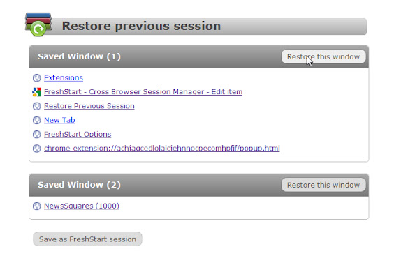 FreshStart - Cross Browser Session Manager chrome谷歌浏览器插件_扩展第4张截图