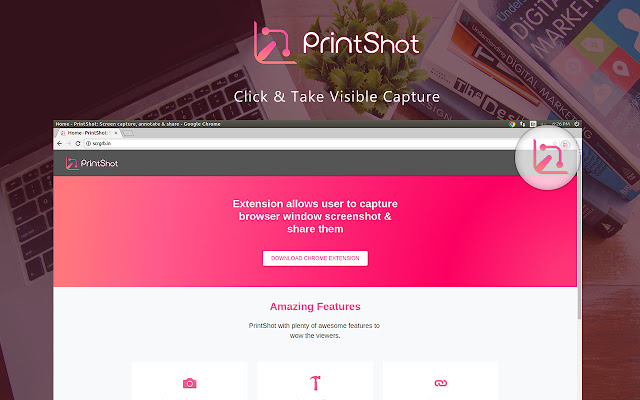 PrintShot : Screen capture, annotate & share chrome谷歌浏览器插件_扩展第1张截图