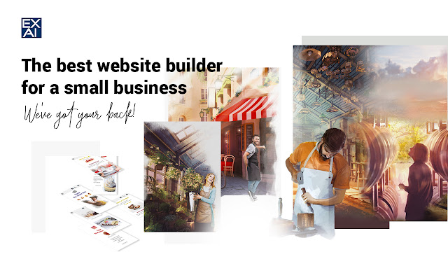 EXAI-Best Website Builder for Small Business chrome谷歌浏览器插件_扩展第1张截图