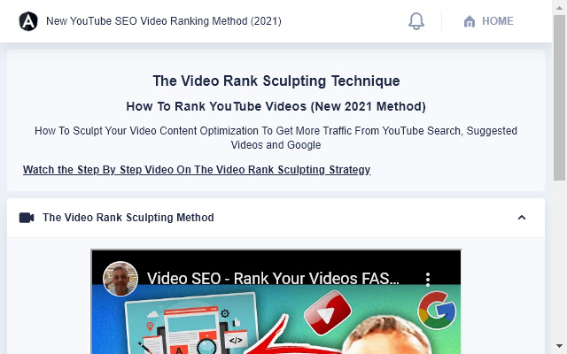 New YouTube SEO Video Ranking Method (2021) chrome谷歌浏览器插件_扩展第1张截图