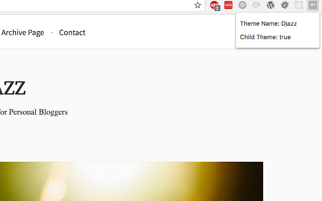 WordPress Theme Detector chrome谷歌浏览器插件_扩展第1张截图