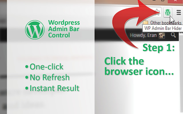 Wordpress Admin Bar Control chrome谷歌浏览器插件_扩展第1张截图