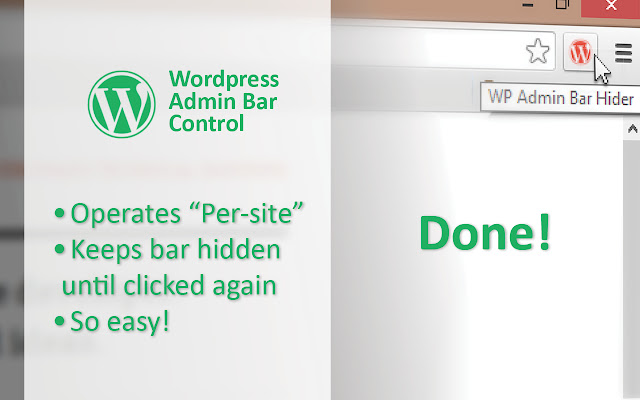 Wordpress Admin Bar Control chrome谷歌浏览器插件_扩展第2张截图