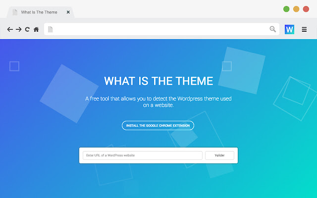 What Is The Theme - WordPress theme detector chrome谷歌浏览器插件_扩展第2张截图