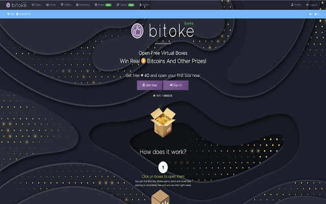 Bitoke - Bitcoin Faucet chrome谷歌浏览器插件_扩展第1张截图