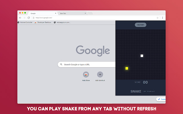 Snake Game Offline on Google Chrome chrome谷歌浏览器插件_扩展第1张截图