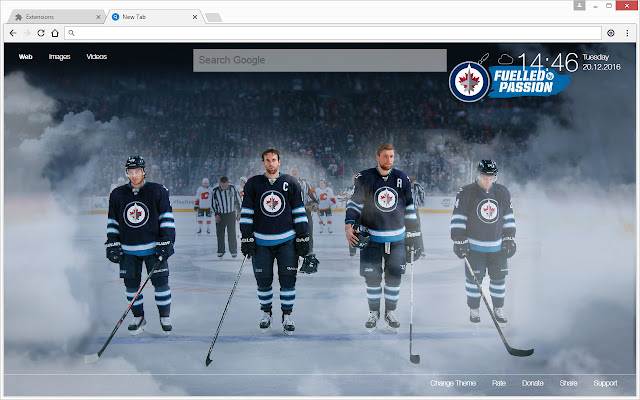 NHL Winnipeg Jets Wallpapers HD Custom NewTab chrome谷歌浏览器插件_扩展第3张截图