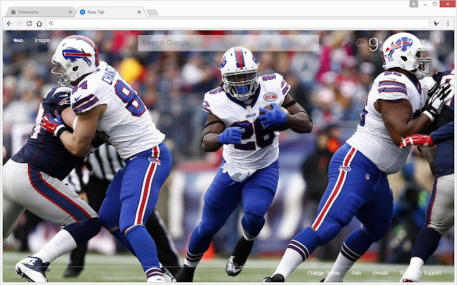 NFL Buffalo Bills Wallpapers HD Custom NewTab chrome谷歌浏览器插件_扩展第5张截图