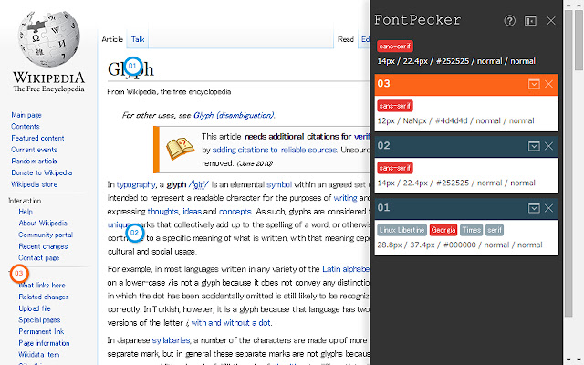 fontpecker chrome谷歌浏览器插件_扩展第1张截图