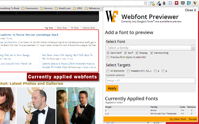 Webfont Previewer chrome谷歌浏览器插件_扩展第2张截图