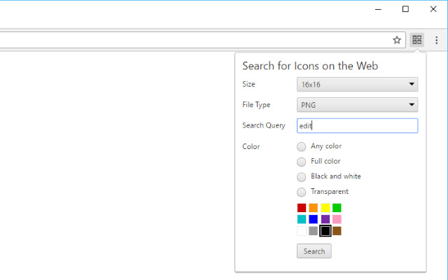 Search for Icons chrome谷歌浏览器插件_扩展第1张截图