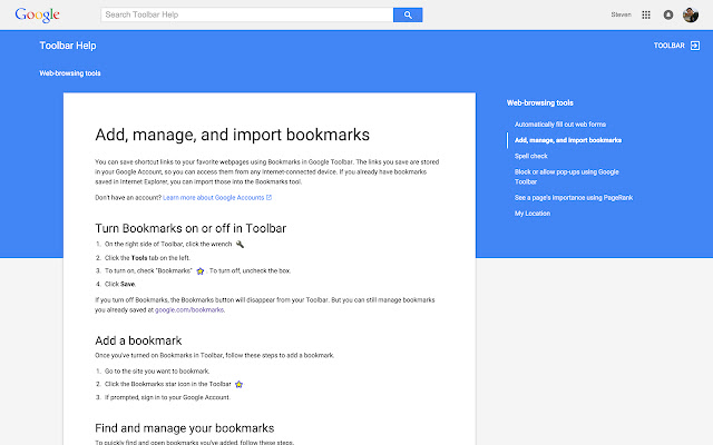 Big G Bookmarks chrome谷歌浏览器插件_扩展第1张截图