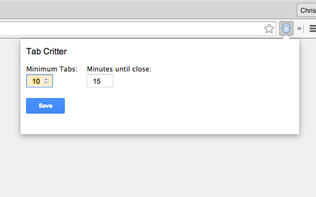 Tab Critter chrome谷歌浏览器插件_扩展第1张截图
