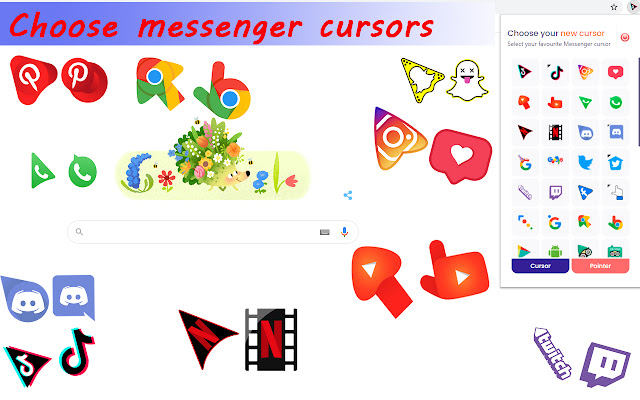 Custom Messenger Cursor chrome谷歌浏览器插件_扩展第1张截图