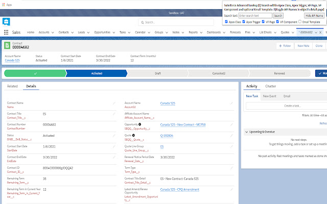 Salesforce Advanced Search chrome谷歌浏览器插件_扩展第4张截图