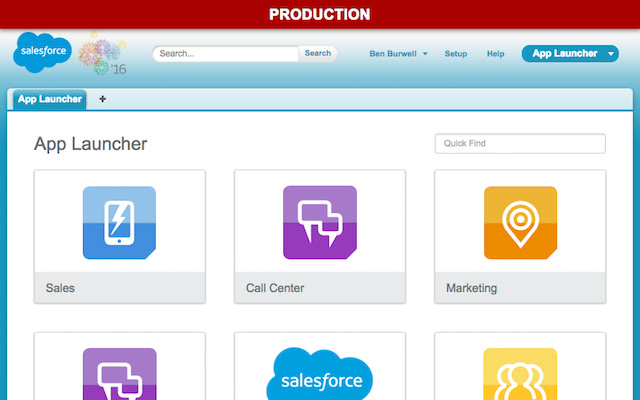 Org Header for Salesforce® chrome谷歌浏览器插件_扩展第1张截图