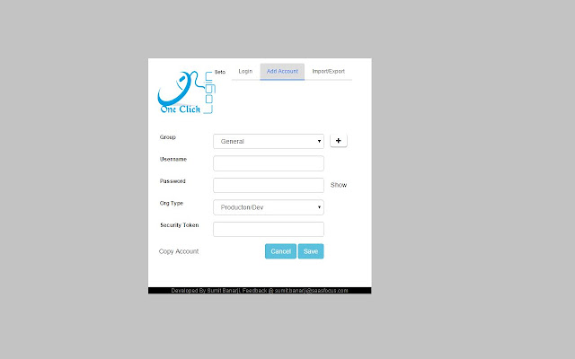 One Click Salesforce Login chrome谷歌浏览器插件_扩展第2张截图