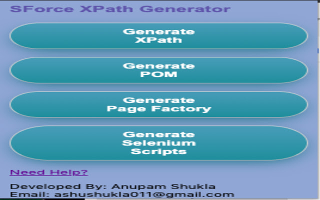 SForce XPath Generator chrome谷歌浏览器插件_扩展第1张截图
