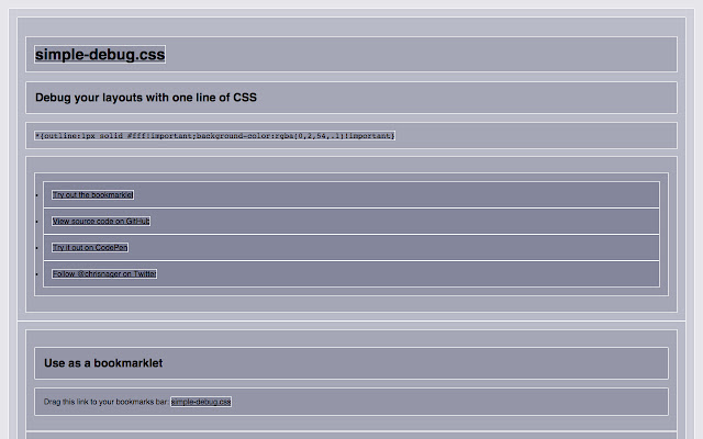 simple-debug.css chrome谷歌浏览器插件_扩展第2张截图