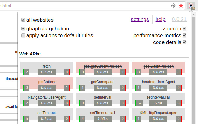 Luminous: JavaScript events blocker chrome谷歌浏览器插件_扩展第4张截图