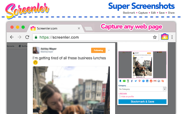 Screenler: Super Screenshots chrome谷歌浏览器插件_扩展第1张截图