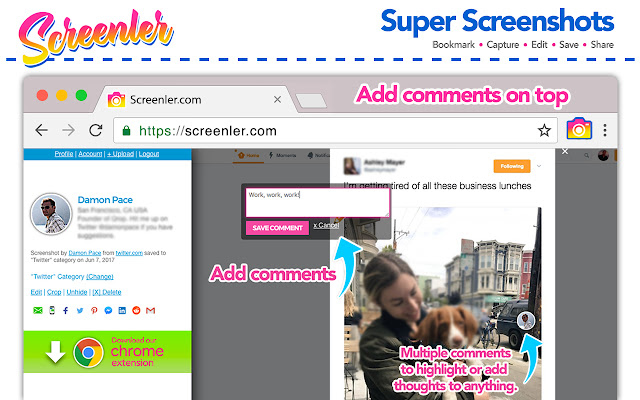 Screenler: Super Screenshots chrome谷歌浏览器插件_扩展第3张截图