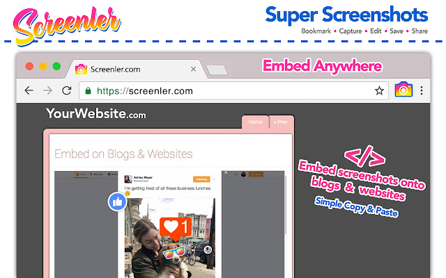 Screenler: Super Screenshots chrome谷歌浏览器插件_扩展第4张截图