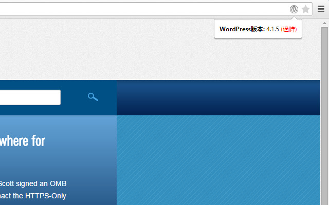 Version Check for WordPress chrome谷歌浏览器插件_扩展第1张截图