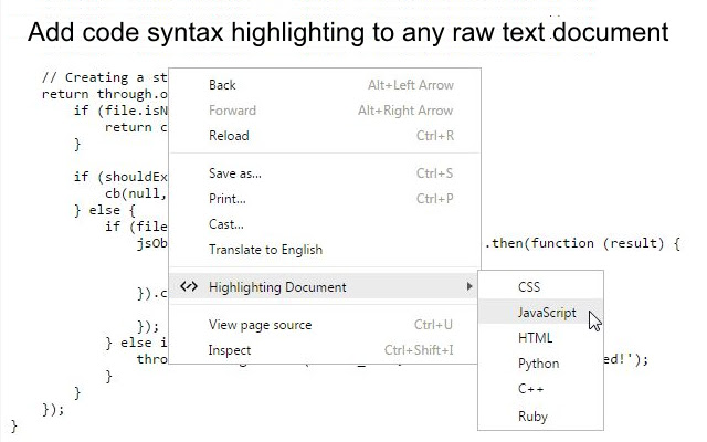 CodeHighlight - edit sources everywhere chrome谷歌浏览器插件_扩展第3张截图